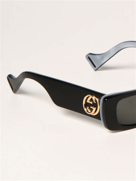 gucci brille schwarz matt|Designer.